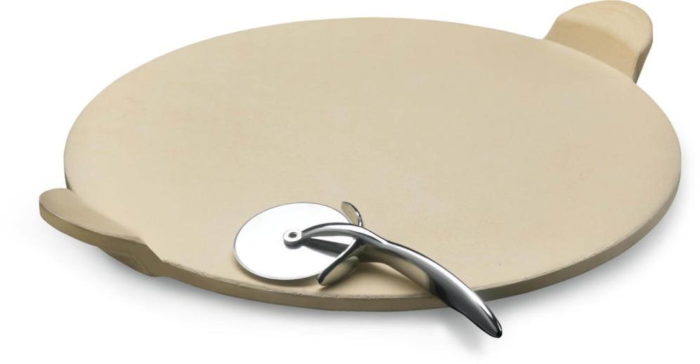 Pizza Stone with Pizza Wheel with Pizza Wheel