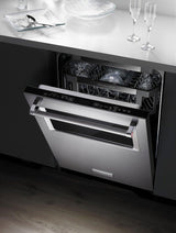 44 dBA Dishwasher with Window and Lighted Interior - Stainless Steel