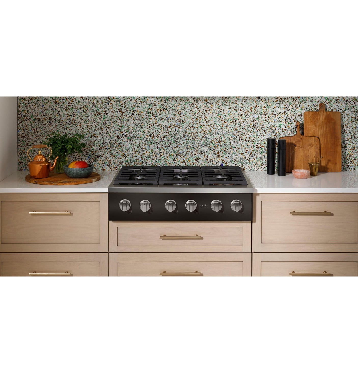Café™ 36" Commercial-Style Gas Rangetop with 6 Burners (Natural Gas)