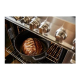 Verona VPFSEE365DSS 36 inch Prestige Series Freestanding Double Oven Electric Range with 5 Elements, 3.5 cu. ft. Total Oven Capacity, European Convection (Stainless Steel)