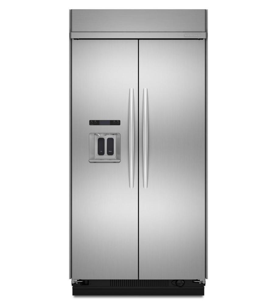 KITCHENAID KSSC48QVS 29.5 Cu. Ft. 48-Inch Width Built-In Side-by