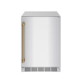 Gordon Ramsay Collection 24 Inch Outdoor Undercounter Beverage Cooler In Stainless Steel/bronze