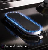 GE Profile™ 30" Smart Free-Standing Gas Convection Range with No Preheat Air Fry and EasyWash™ Oven Tray