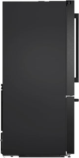 500 Series French Door Bottom Mount Refrigerator 36" Black Stainless Steel, Total No Frost