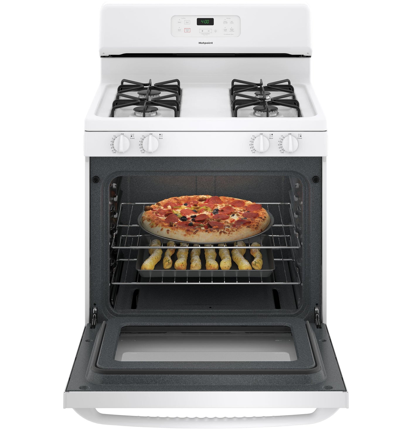 Hotpoint® 30" Free-Standing Standard Clean Gas Range