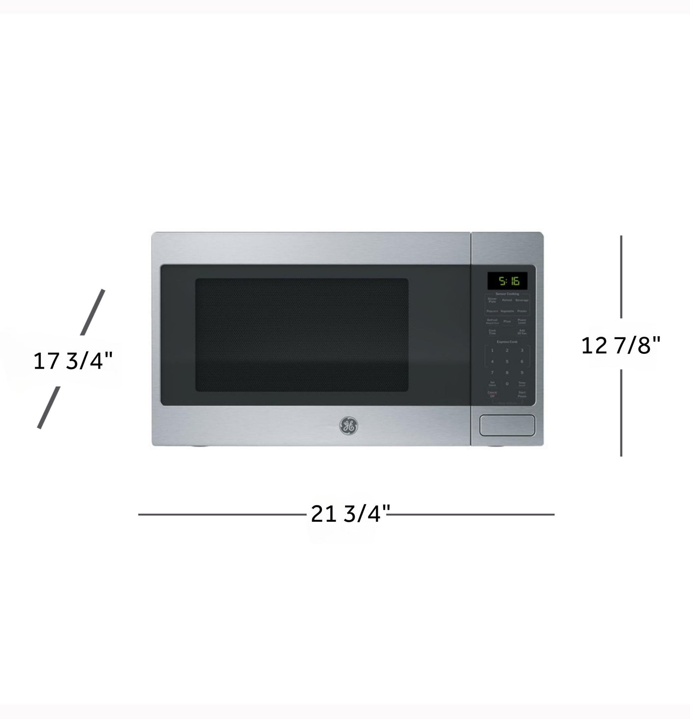 GE® 1.6 Cu. Ft. Countertop Microwave Oven