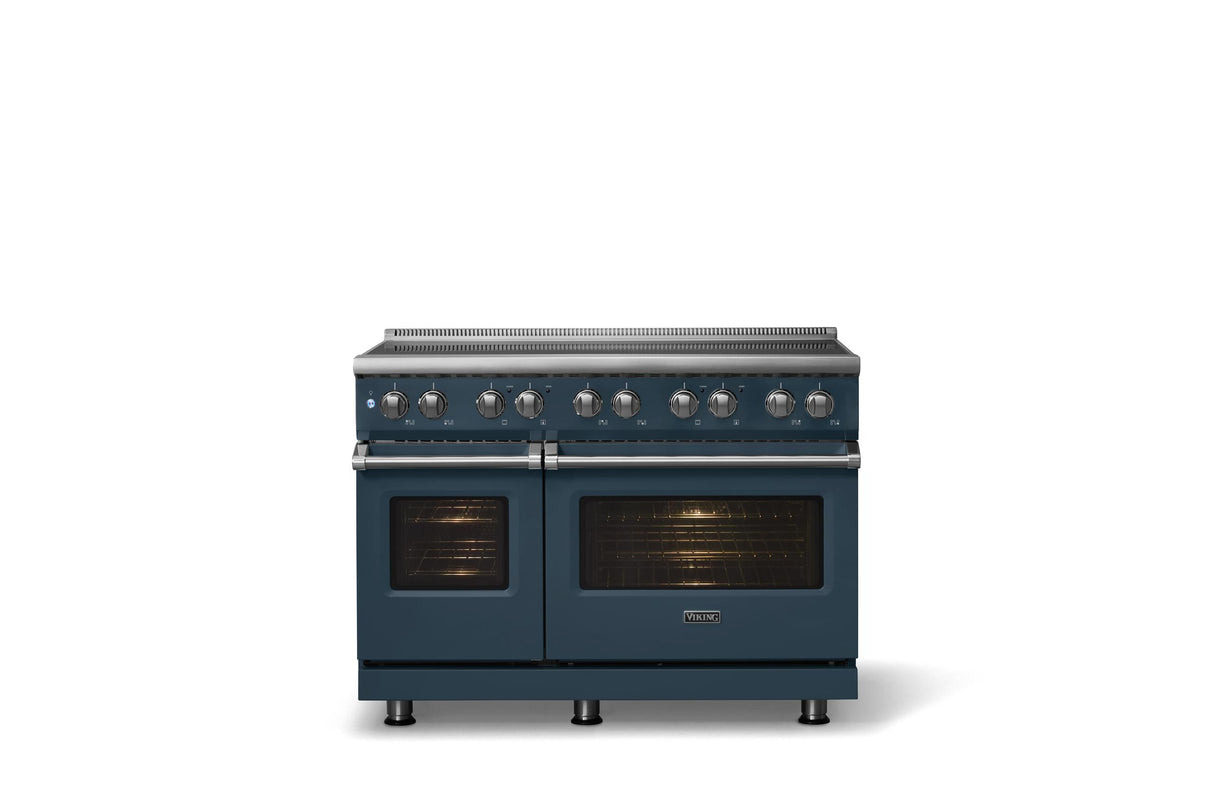 48"W. Induction Range (Finish: Squall, Trim: Polished Chrome)