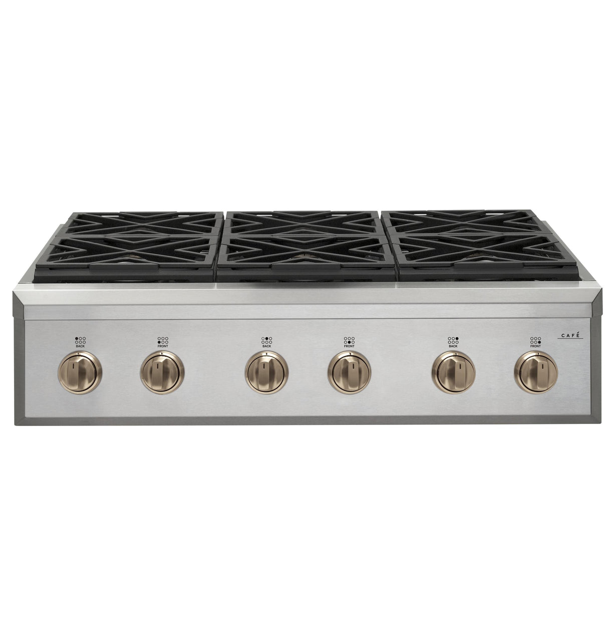 Café™ 36" Brushed Bronze Handle & Knob Set for Pro Range and Rangetop