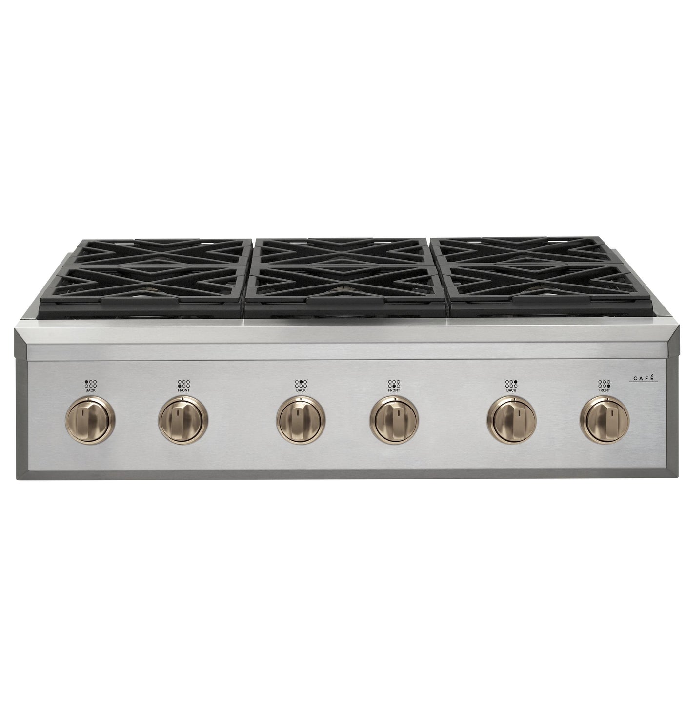 Café™ 36" Brushed Bronze Handle & Knob Set for Pro Range and Rangetop