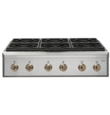 Café™ 36" Brushed Bronze Handle & Knob Set for Pro Range and Rangetop
