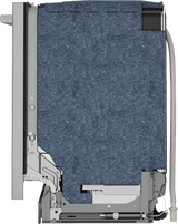 500 Series, built-under dishwasher, 24'', Brushed steel anti-fingerprint