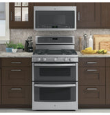 GE Profile™ Series 30" Free-Standing Gas Double Oven Convection Range