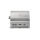 30"W. Built-in Grill w ProSear Burner and Rotisserie, Propane Gas