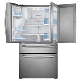 36" Wide, 30 cu. ft. Capacity 4-Door French Door Food ShowCase Refrigerator (Stainless Steel)