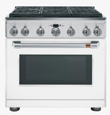 Café™ 36" Brushed Stainless Handle & Knob Set for Pro Range and Rangetop