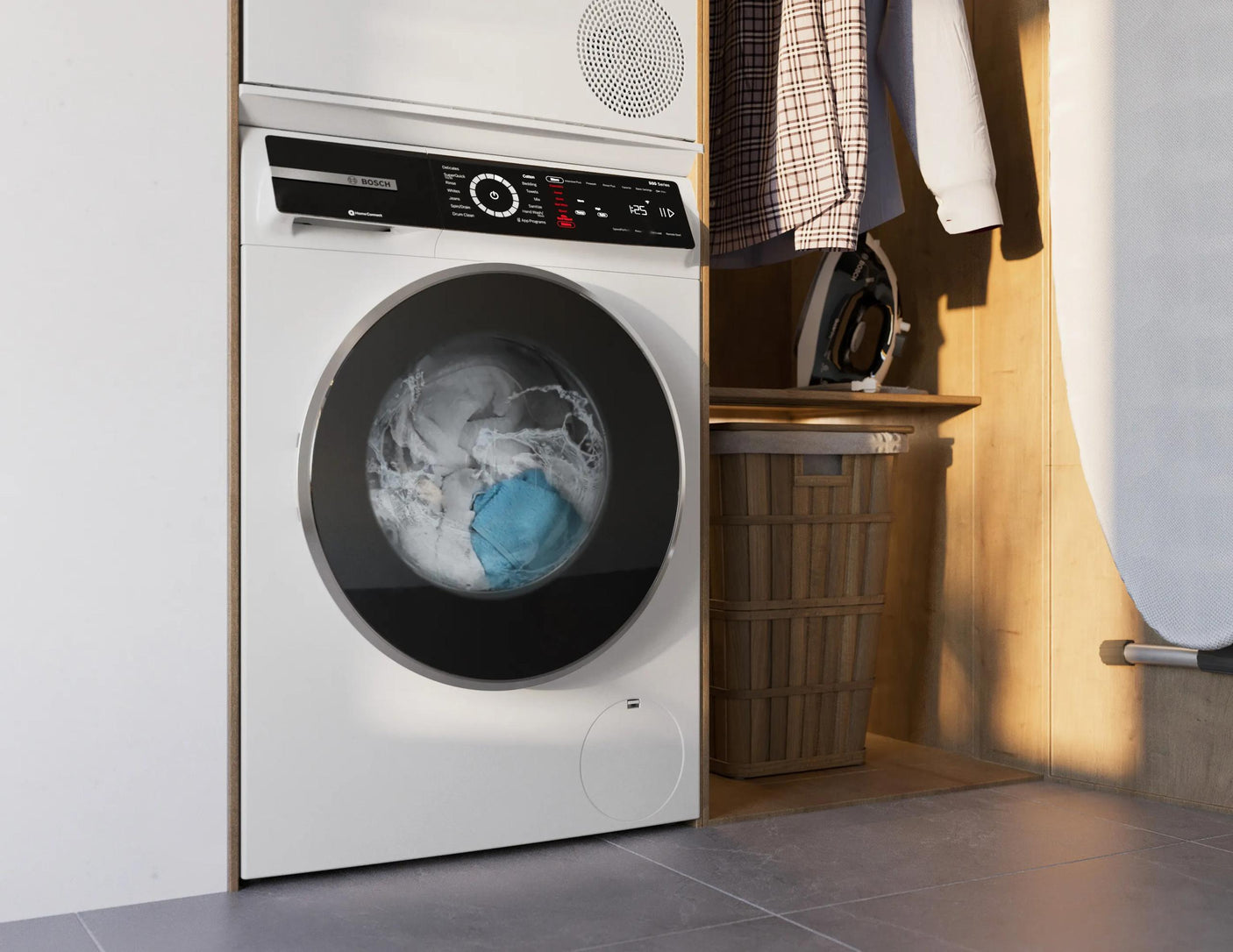 500 Series Compact Washer , White