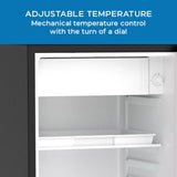 Avanti 3.0 Cu. Ft. Retro Compact Refrigerator - Seafoam Green