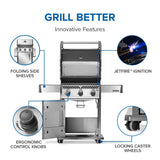 Rogue 425 Gas Grill , Natural Gas, Stainless Steel