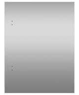 Solid Stainless Right-Hinge Door Panel for Integrated Undercounter Wine & Beverage, 60cm