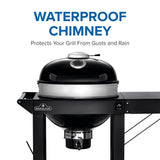 Professional 22 Charcoal Cart 22-inch Kettle Grill with Cart , Charcoal, Black