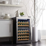 Danby 38 Bottle Free-Standing Wine Cooler in Stainless Steel