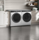 GE® ENERGY STAR® 7.8 cu. ft. Capacity Smart Front Load Electric Dryer with Steam and Sanitize Cycle