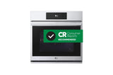 LG STUDIO 4.7 cu. ft. Smart InstaView® Electric Single Built-In Wall Oven with Air Fry & Steam Sous Vide