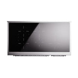 ILVE UNI486QNMPMGC Nostalgie II Noblesse 48 inch Induction Range (Solid Door, Graphite Matte, Chrome)