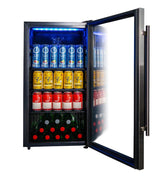 Danby 3.1 cu. ft. Free-Standing Beverage Center in Stainless Steel