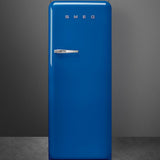 Approx 24" 50'S Style Refrigerator with ice compartment, Blue, Right hand hinge