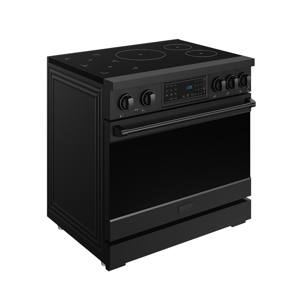 36 Inch Professional Induction Range With Tilt Panel Touch Control In Black  Gordon Ramsay Series