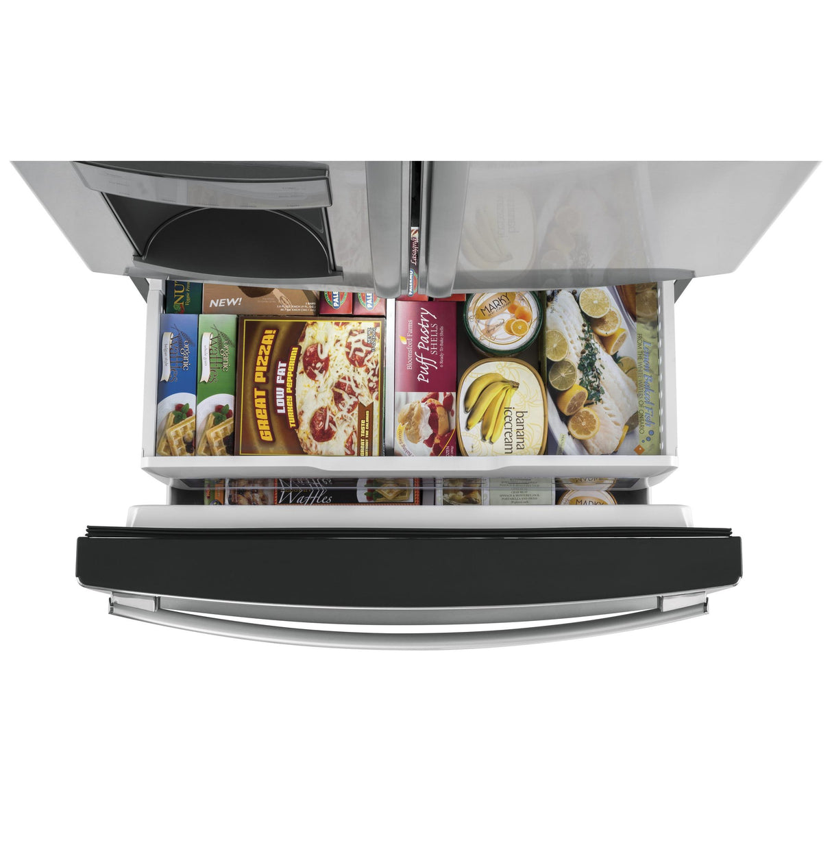 GE® 27.8 Cu. Ft. French-Door Refrigerator with Door In Door