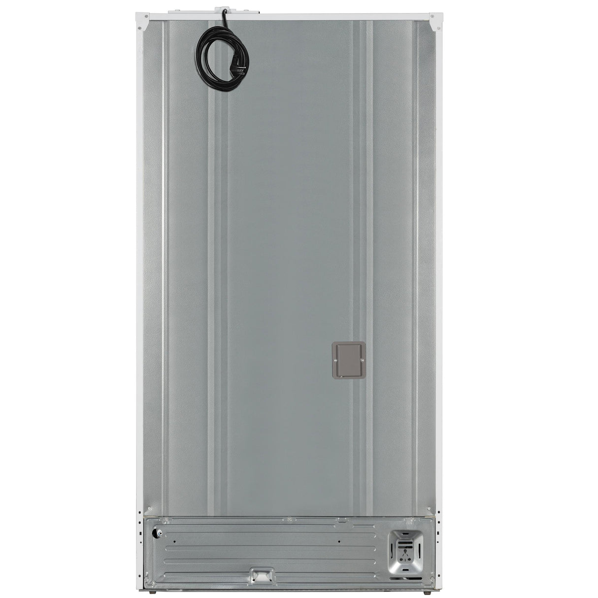 Forno Rivello 36 Inch French Door Refrigerator in White with Antique Brass, Internal Water Dispenser, Filtered Ice, Adjustable Shelves, Energy Star Certified