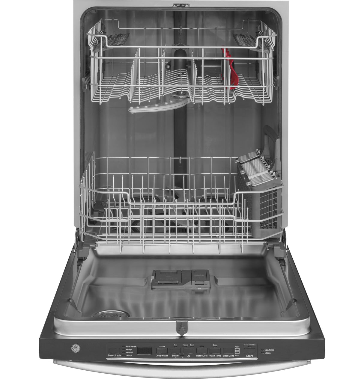 GE® ENERGY STAR® Top Control with Stainless Steel Interior Door Dishwasher with Sanitize Cycle & Dry Boost