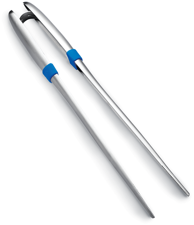 Stainless Steel Precision Tongs - Long