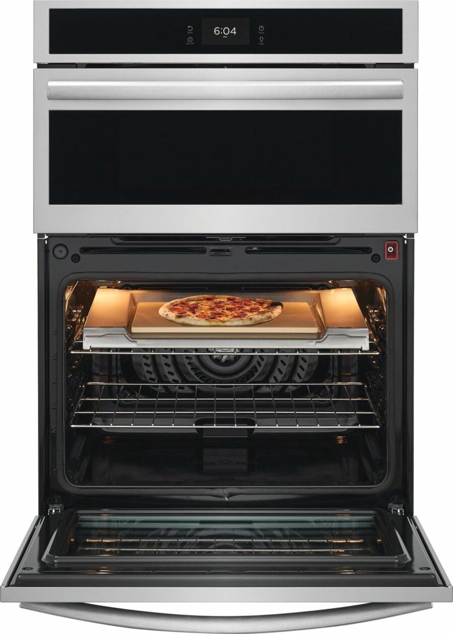 30" Electric Wall Oven and Microwave Combination with Stone-Baked Pizza