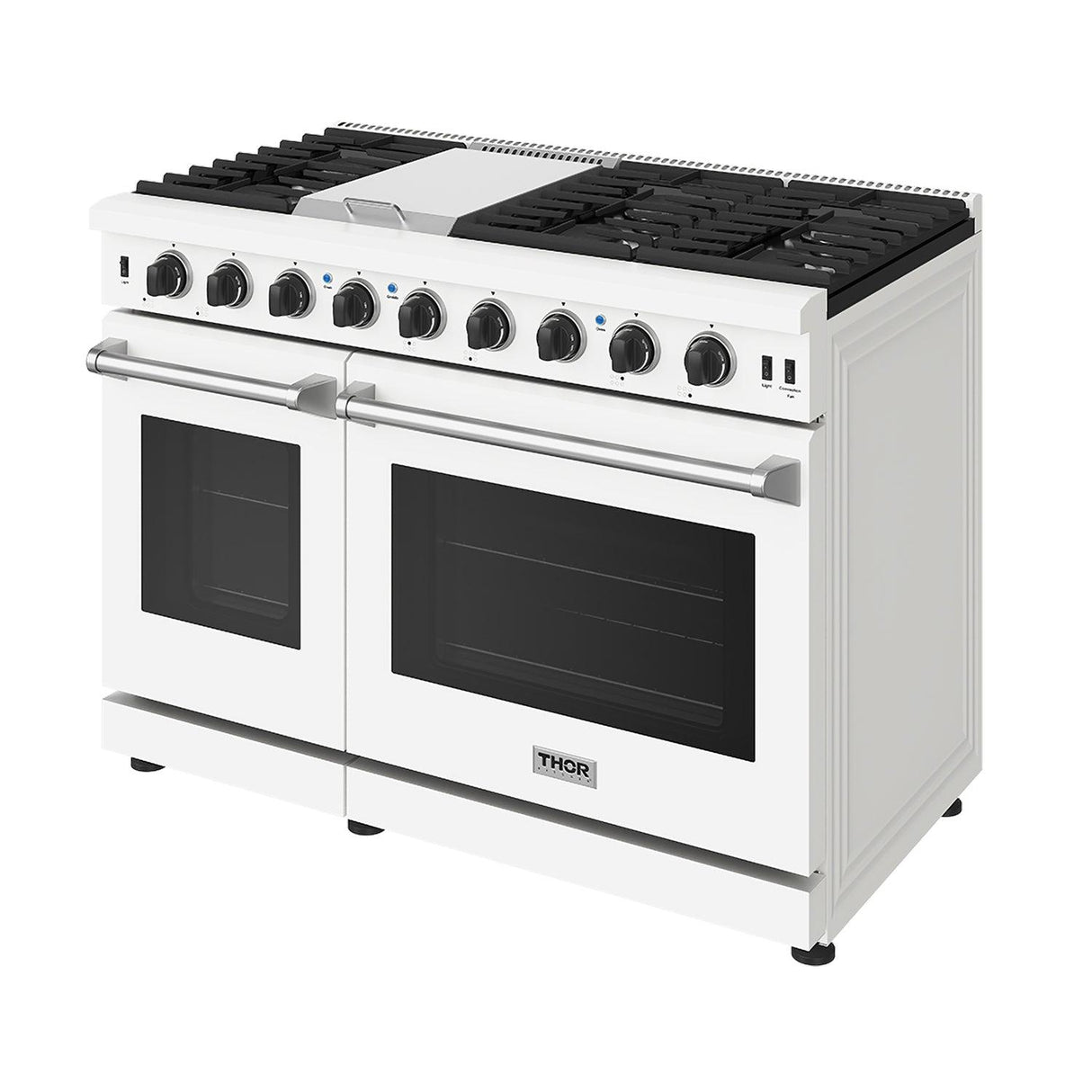 48 Inch Professional Gas Range In White