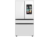 Bespoke 4-Door French Door Refrigerator (29 cu. ft.) with Family Hub™ in White Glass