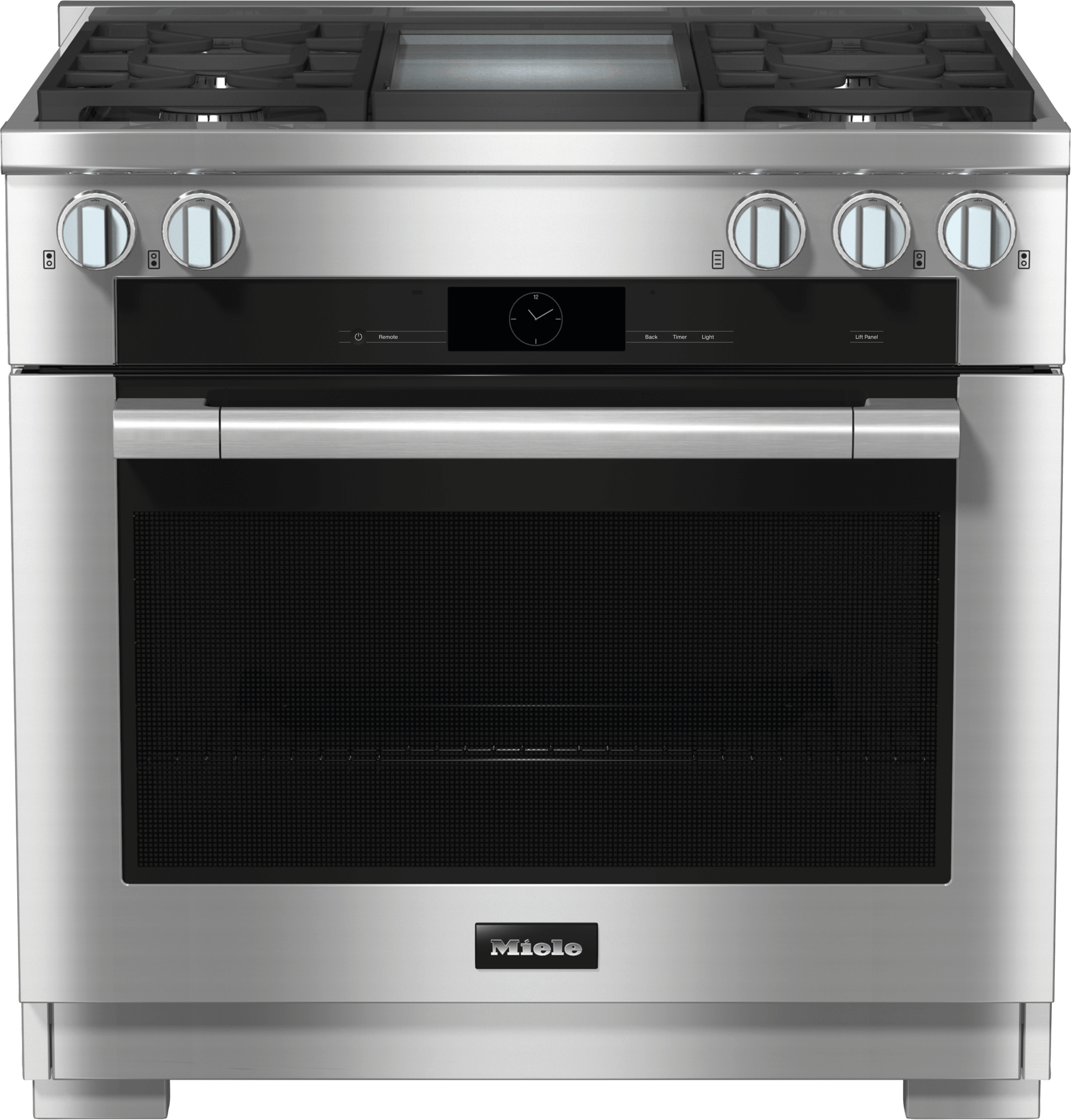 HR 1936-3 LP DF GD Clean Touch Steel - 36" Range Dual Fuel model with M Touch controls