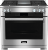 HR 1936-3 G DF GD Clean Touch Steel - 36" Range Dual Fuel model with M Touch controls