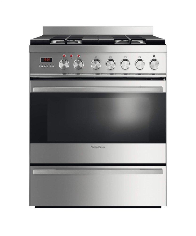 Dual Fuel Range 30", Self Cleaning
