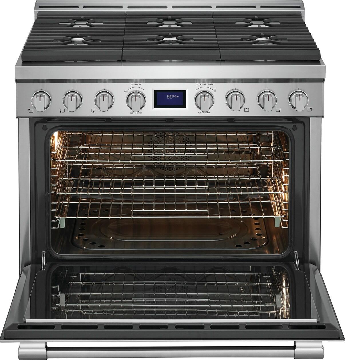 36" Front Control Freestanding Gas Range