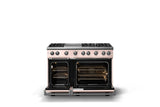 48"W. Sealed Burner Gas Range (Burner: 6g, Finish: Blush, Trim: Polished Chrome, Fuel: Natural Gas)