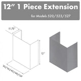 ZLINE 12 in. Chimney for 36 in. Under Cabinet Hoods (520/523/527-36-1FTEXT)