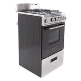 Avanti 20" Gas Range - Stainless Steel