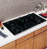 GE® 36" Built-In Gas Cooktop