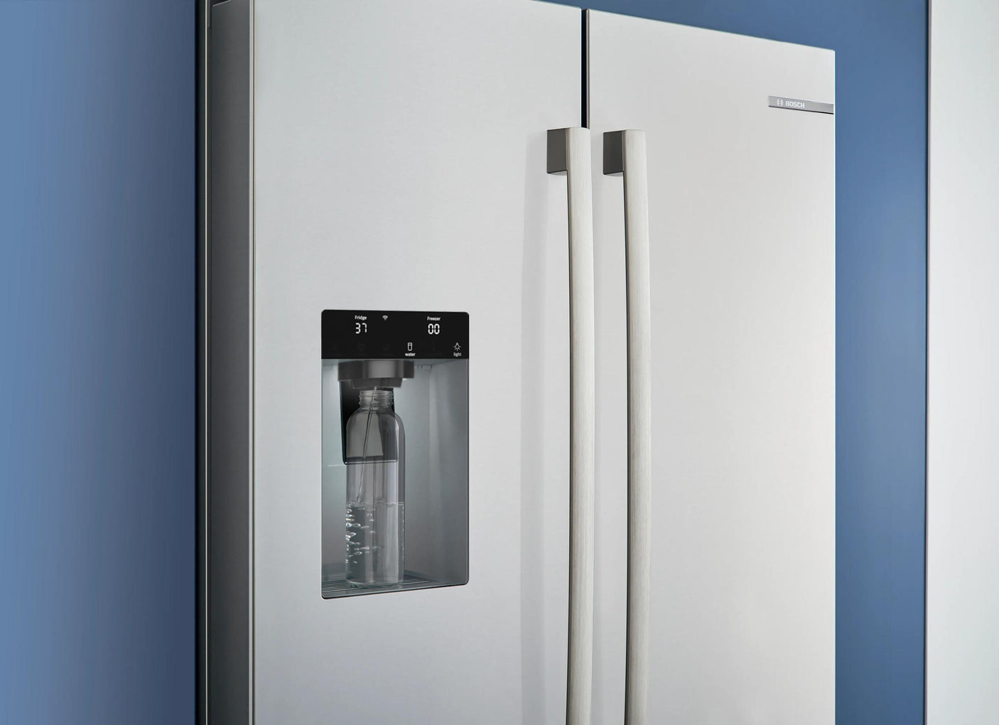 500 Series French Door Bottom Mount Refrigerator 36" Stainless steel (with anti-fingerprint), Total No Frost