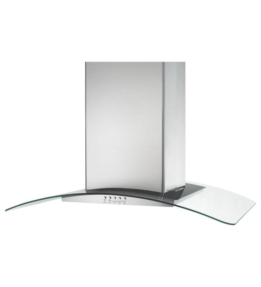 36" Convertible Wall-Mount 400-CFM Glass Canopy Hood