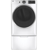 GE® ENERGY STAR® 7.8 cu. ft. Capacity Smart Front Load Gas Dryer with Steam and Sanitize Cycle