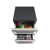 Thor Kitchen - 24 In. 5.3 Cu. Ft. Double Drawer Under-counter Refrigerator In Stainless Steel, Counter Depth